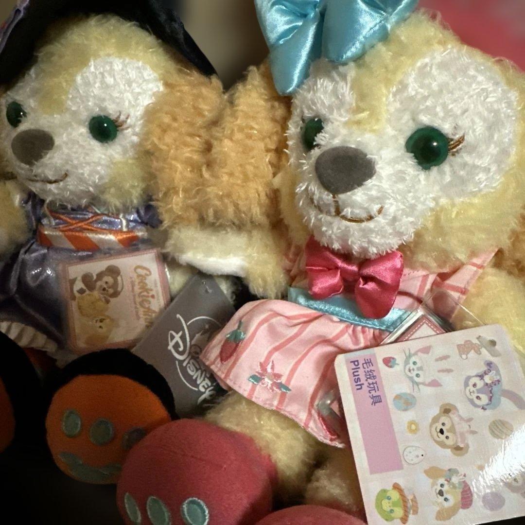 SHDL 上海ディズニー クッキーアン ぬいぐるみ 2体セット