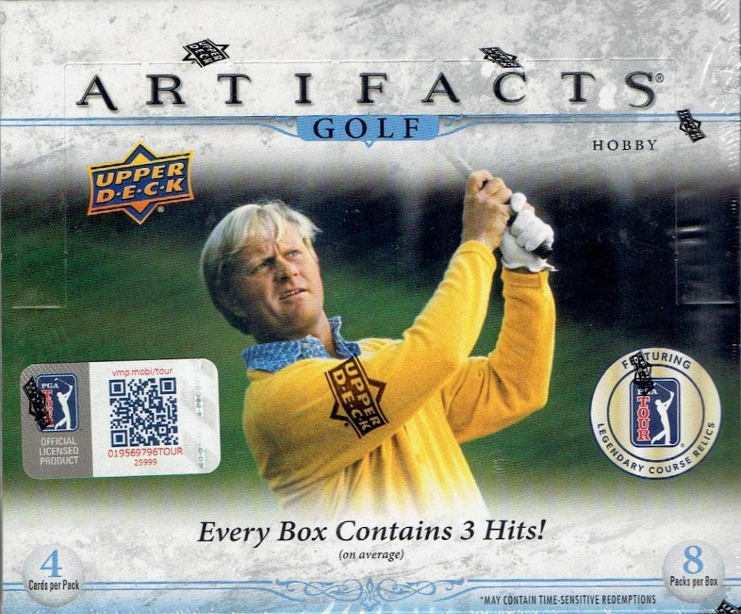 新品 2021 Upper Deck Artifacts Golf Box
