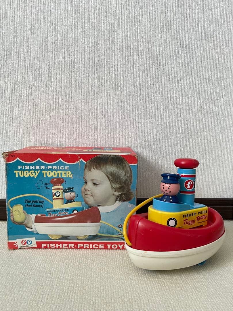フィッシャープライス　ヴィンテージ　TUGGY TOOTER トイストーリー