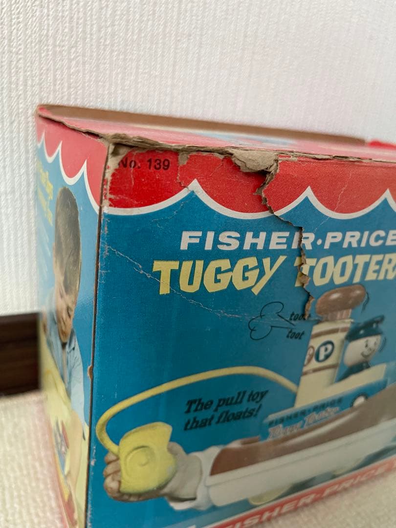 フィッシャープライス　ヴィンテージ　TUGGY TOOTER トイストーリー