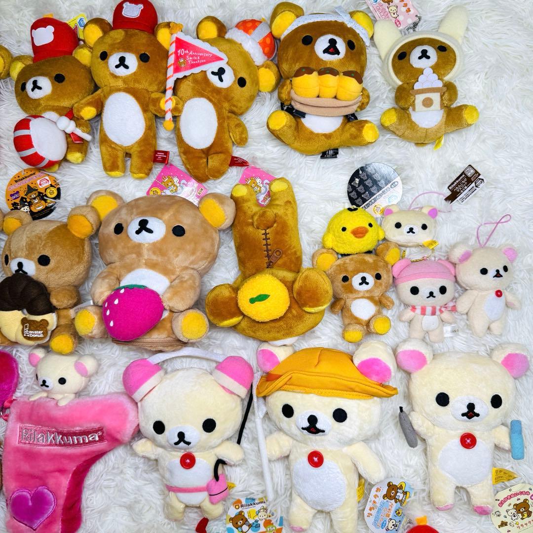 希少 大量 美品 リラックマ コリラックマ キイロイトリ ぬいぐるみ マスコット