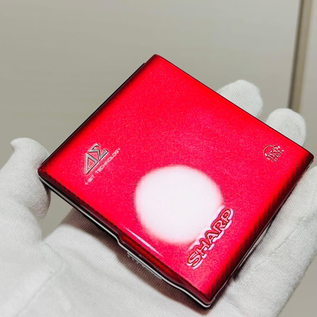 【美品】 SHARP MD-DS70-R 1ビットポータブルMDプレーヤー