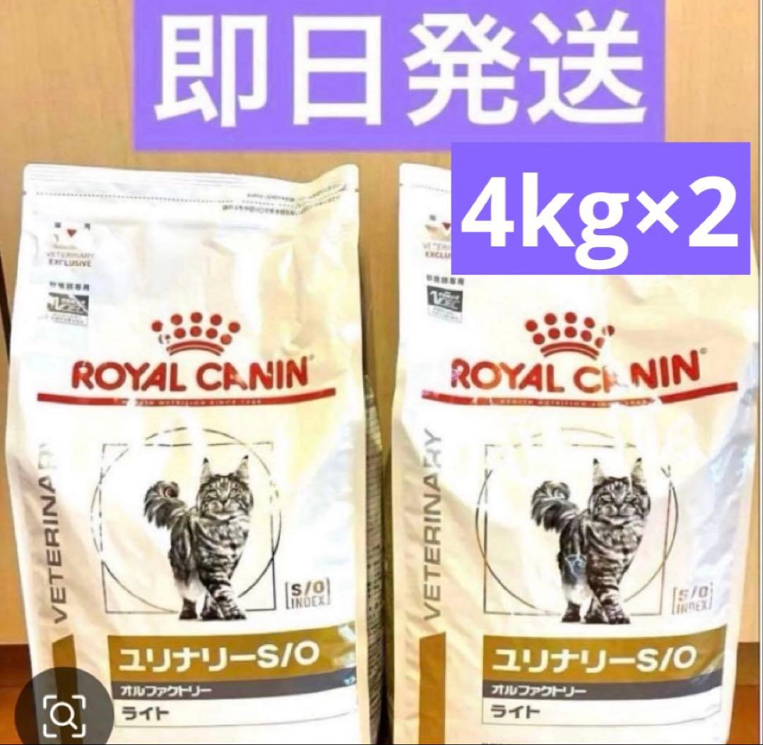 ロイヤルカナン　ユリナリー　オルファクトリー　ライト　4kg×2