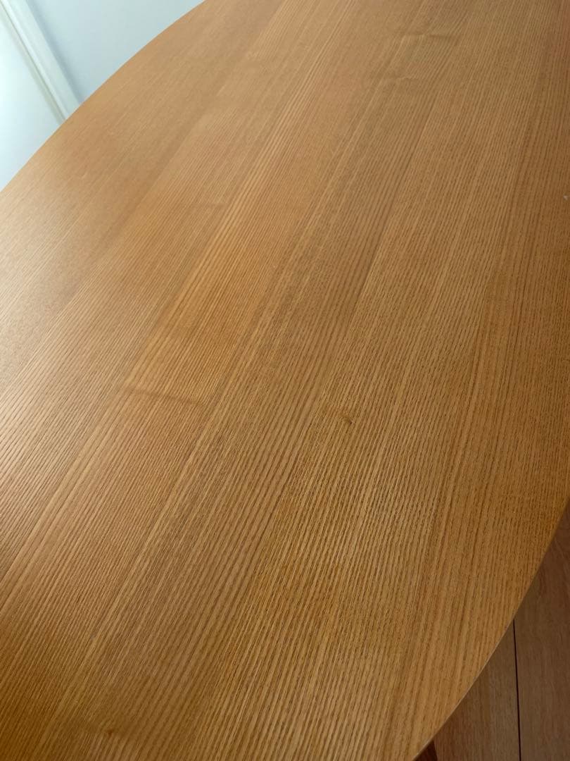 無印良品　楕円こたつ　フラットヒーター　ローテーブル／ナチュラル