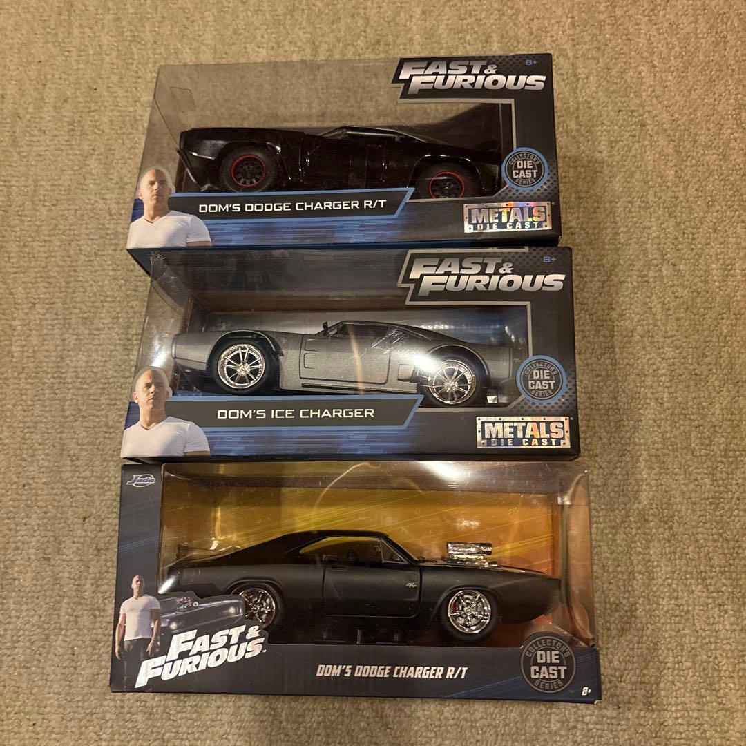 ワイルドスピード　ダイキャストミニカー 1/24 3台セット ダッジチャージャー