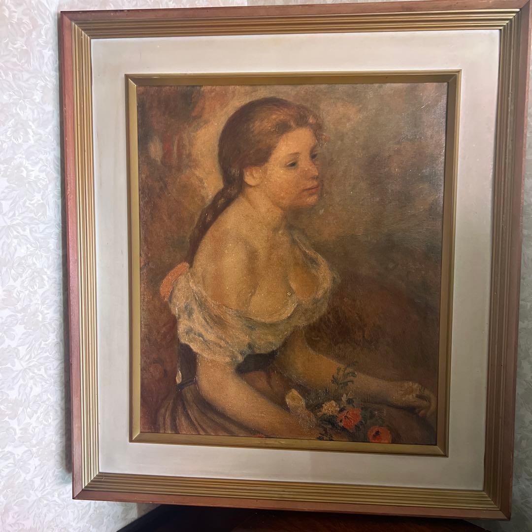 素敵な女性の絵画です。￼部屋に飾って楽しんで下さい。