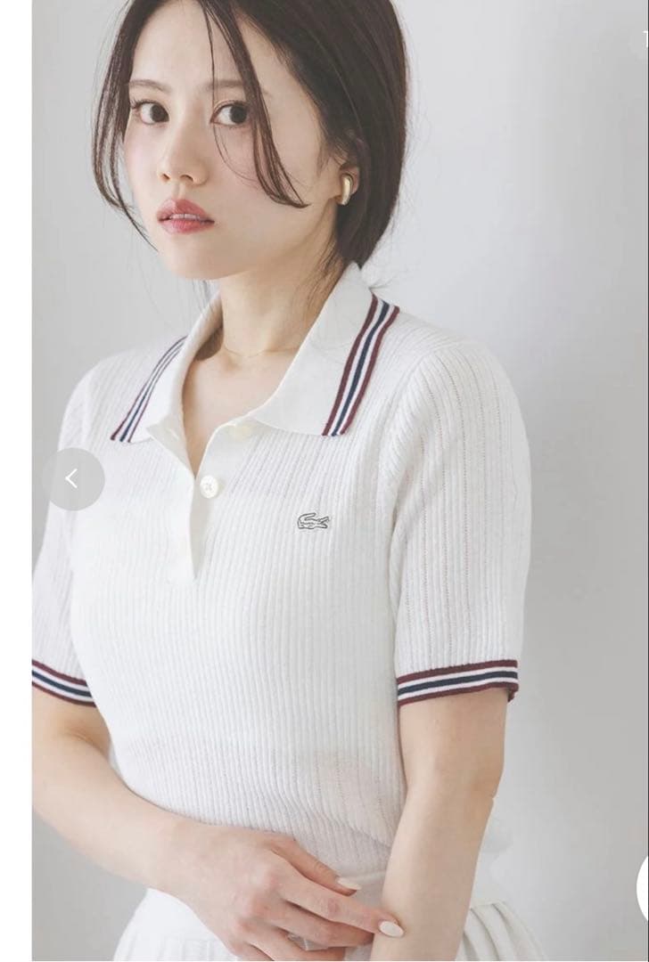 新作新品タグ付き　スナイデル♡ LACOSTE/ポロニット
