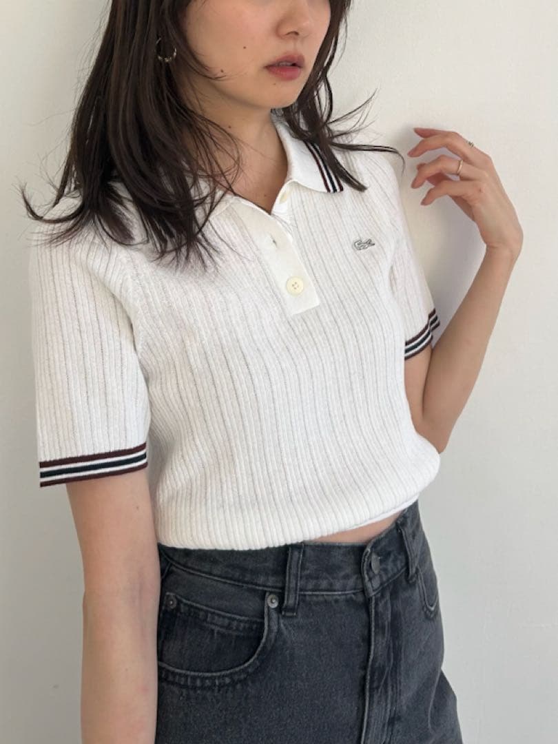 新作新品タグ付き　スナイデル♡ LACOSTE/ポロニット