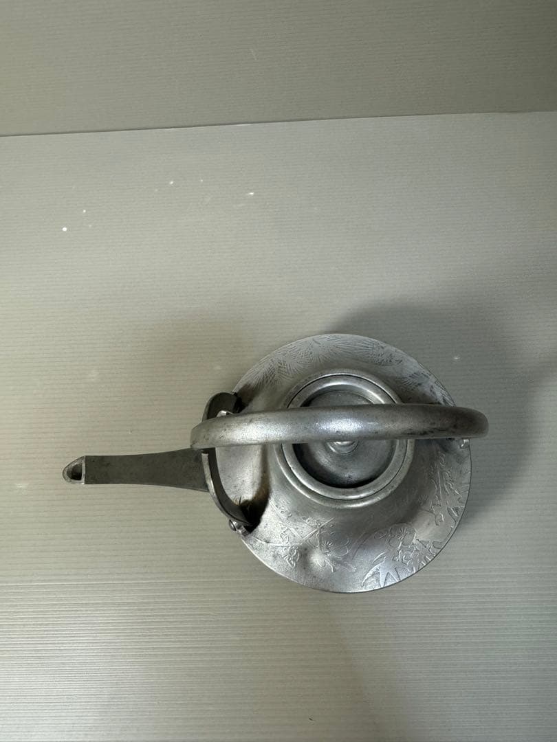 2271 錫製　松竹梅　銚子