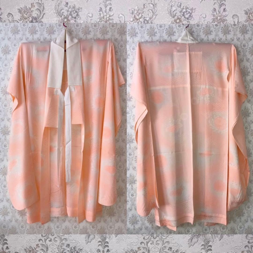 【扇柄 牡丹柄 熨斗目 】ムラサキ 振袖 豪華