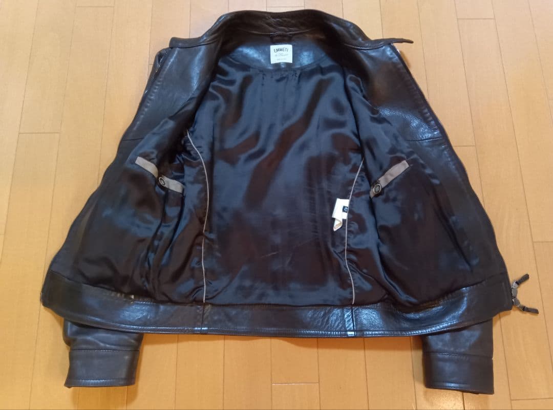 け*く様 美品EMMETIエンメティJURIユーリ濃茶ダークブラウン42