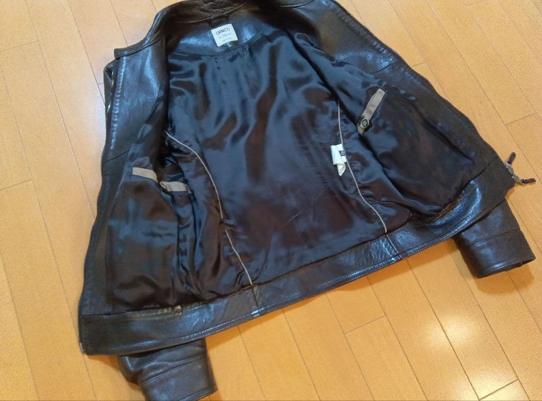 け*く様 美品EMMETIエンメティJURIユーリ濃茶ダークブラウン42