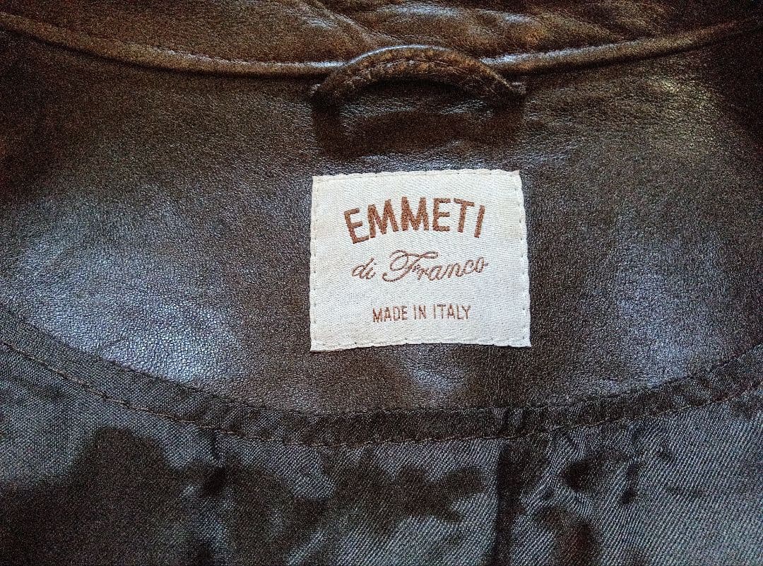 け*く様 美品EMMETIエンメティJURIユーリ濃茶ダークブラウン42