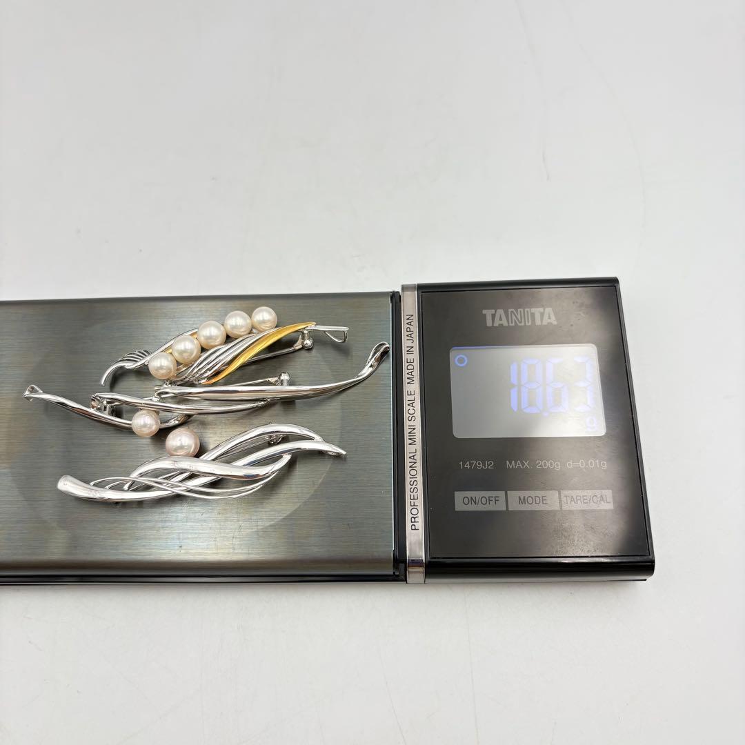 ブローチ 18K シルバー レディース ファッション 0824-S6735s