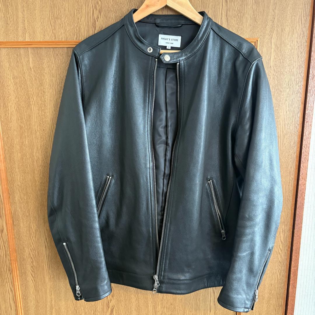 FREAK'S STORE シングルライダースジャケット XL ブラック