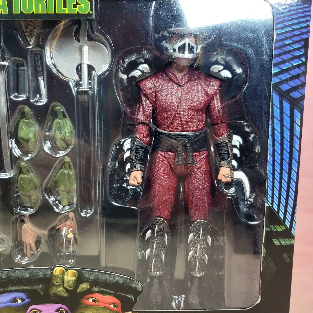 【NECA】新品 正規品 TMNT シュレッダー vs レオナルド フィギュア