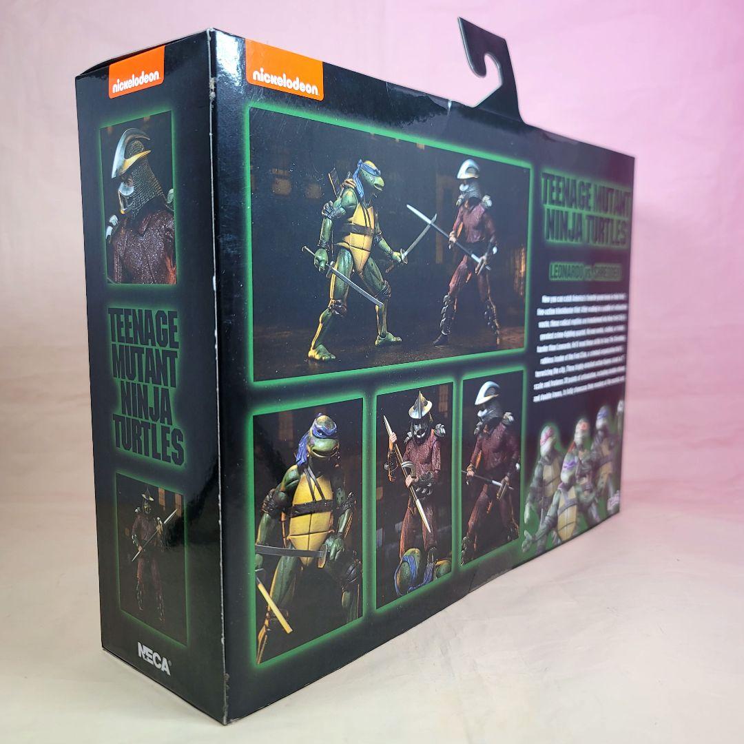 【NECA】新品 正規品 TMNT シュレッダー vs レオナルド フィギュア