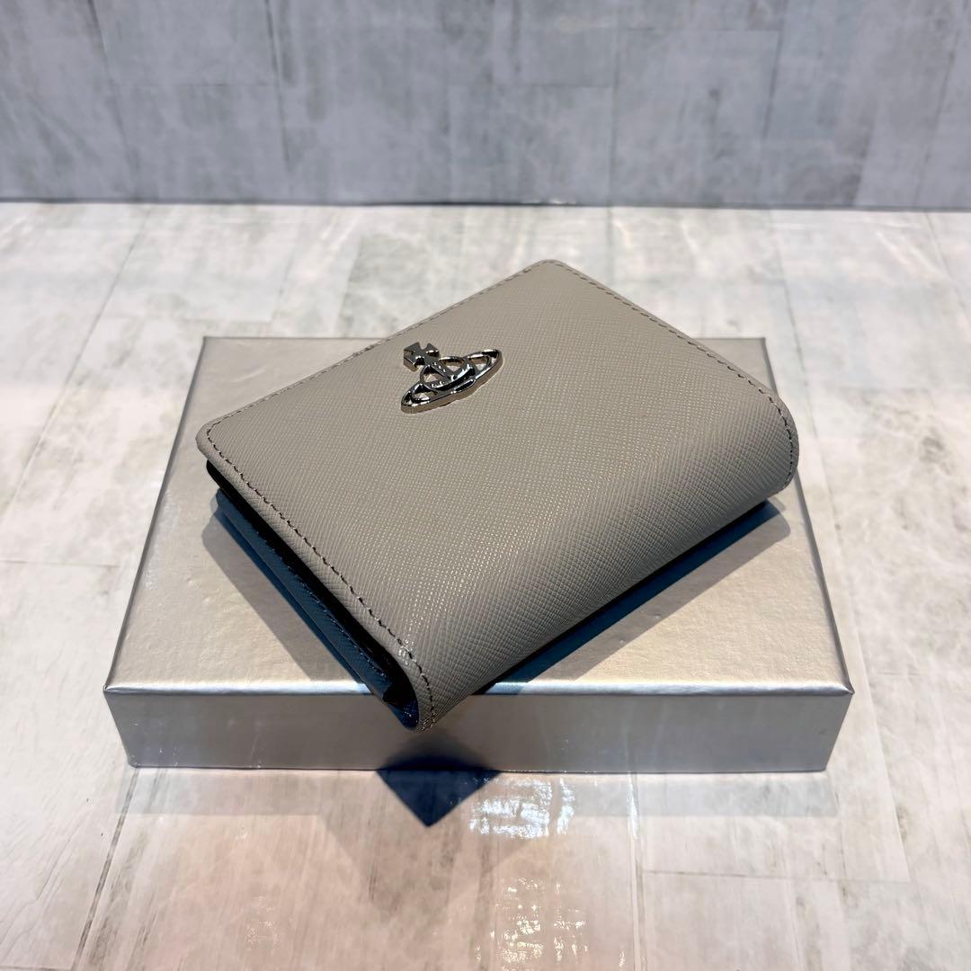 Vivienne Westwood 2つ折り財布 / サフィアーノグレー
