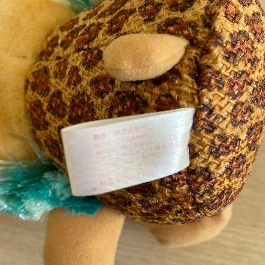 サンリオ　日焼けキティ ひょう柄　ぬいぐるみ　非売品　平成レトロ　ハローキティ