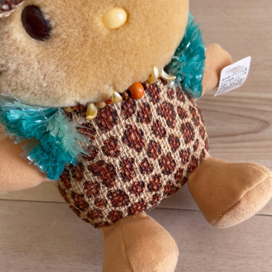 サンリオ　日焼けキティ ひょう柄　ぬいぐるみ　非売品　平成レトロ　ハローキティ