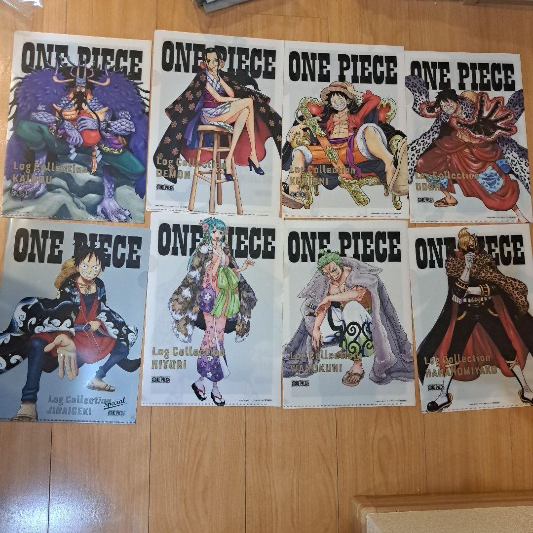 ワンピース　ログコレクション　購入特典　クリアファイル　8点セット