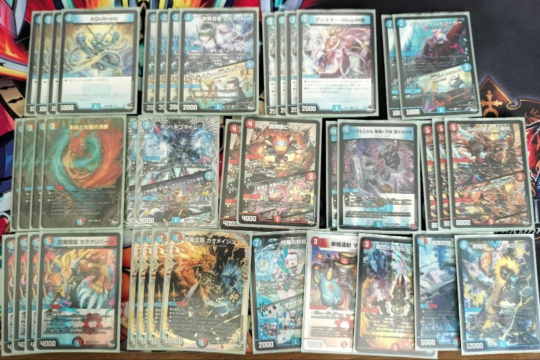 デュエマ引退品 赤青マジックデッキ