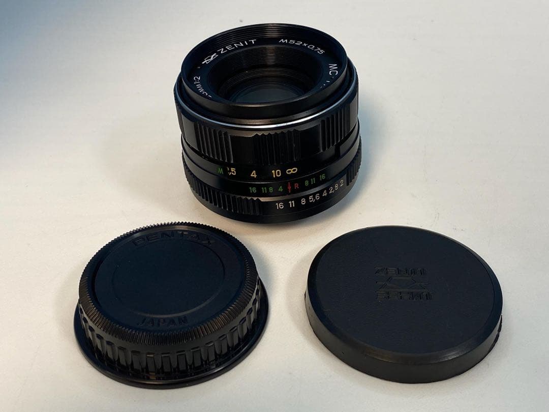 ZENIT 58mm F2.0 PENTAX用 単焦点レンズ 美品 a2853
