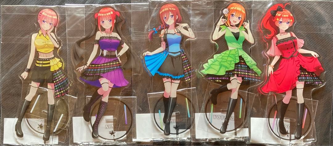 五等分の花嫁　BIGアクリルスタンドセット　ロックアイドルver