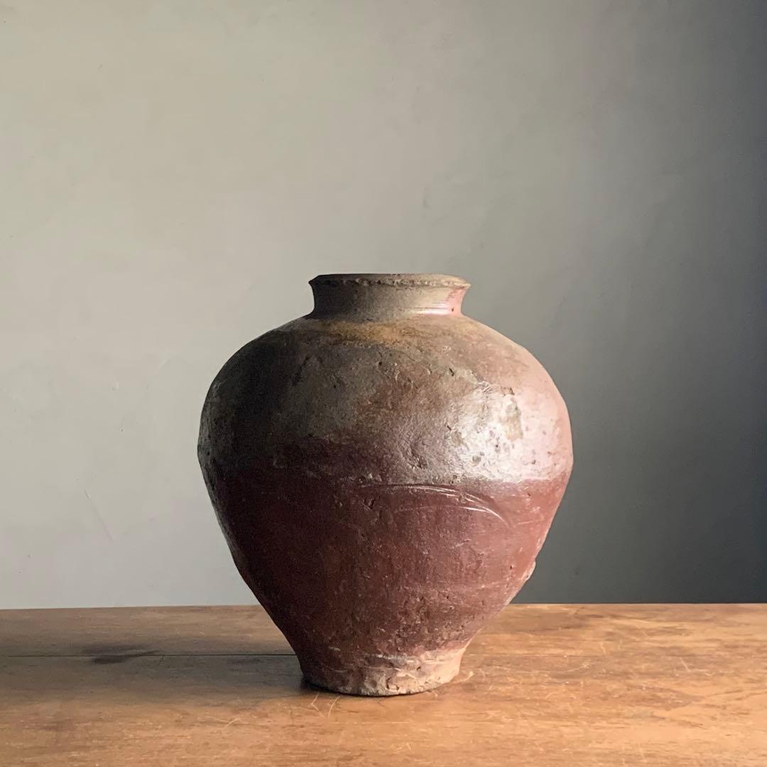 越前焼 壺 自然釉 古美術 古道具 アンティーク