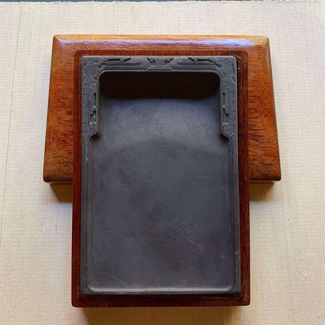 使い勝手良し☆実用長方端渓硯(*´꒳`*)
