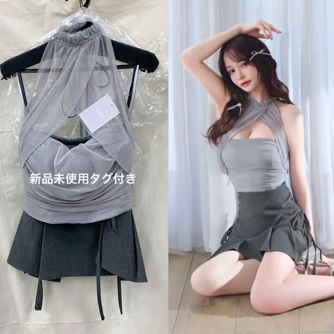 Sブルー 3386 ディア　ローブドフルールグロッシー　キャバドレスAngelR