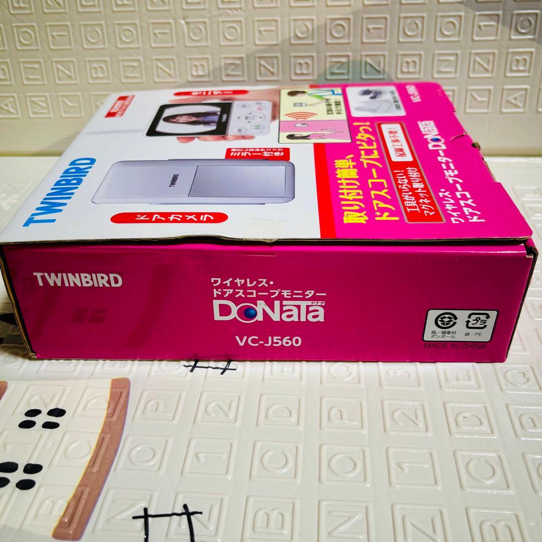 【TWINBIRD】ワイヤレス　ドアスコープ　モニター VC-J560 ドナタ