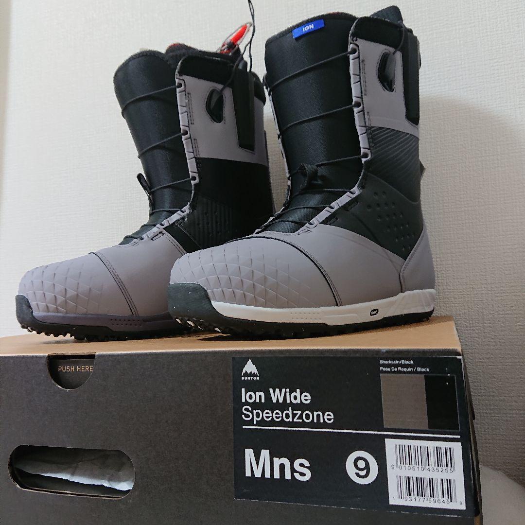 新品未使用BURTONバートンionアイオン27cmグレー×黒スノーボードブーツ
