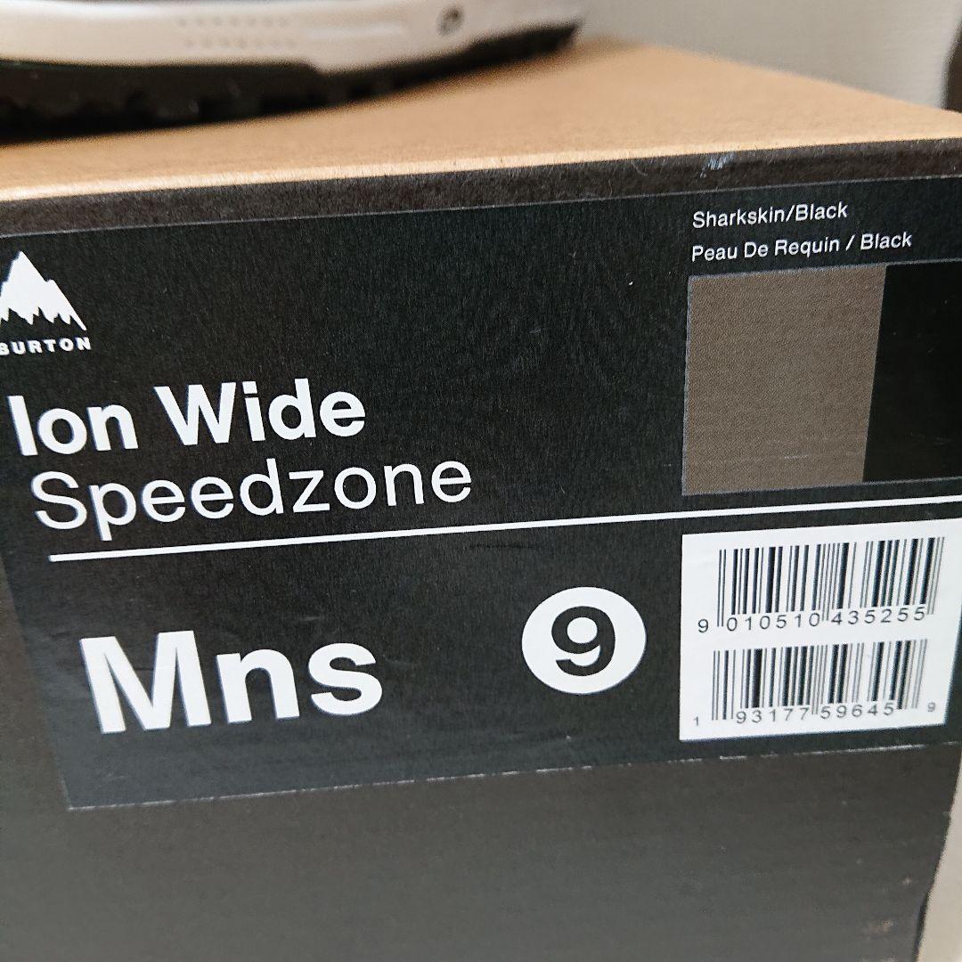 新品未使用BURTONバートンionアイオン27cmグレー×黒スノーボードブーツ