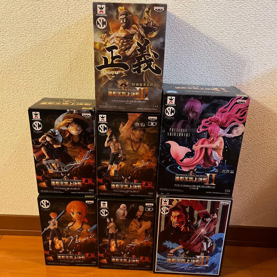 ワンピース　造形王頂上決戦　プライズフィギュア　まとめ売り　7点