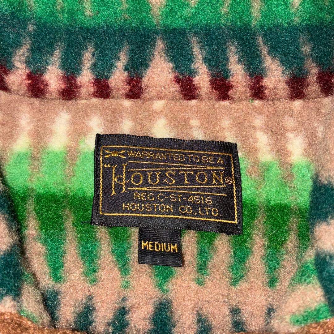 Houston 幾何学模様 ウールジャケット M