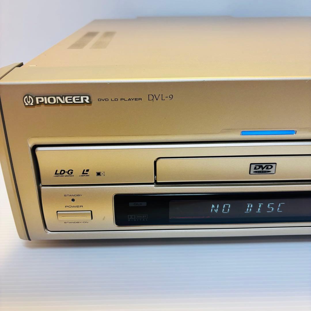 動作品 Pioneer DVL-9 純正リモコン付き