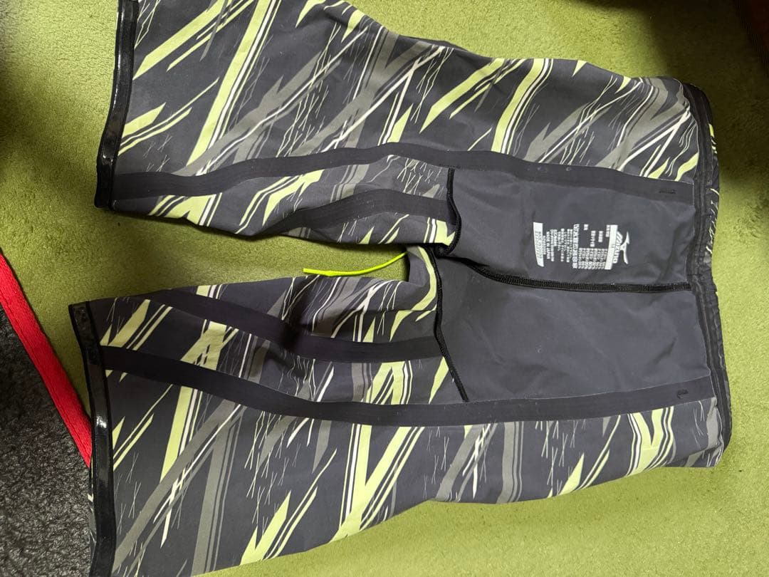 Mizuno 競泳水着 M 黒/黄緑