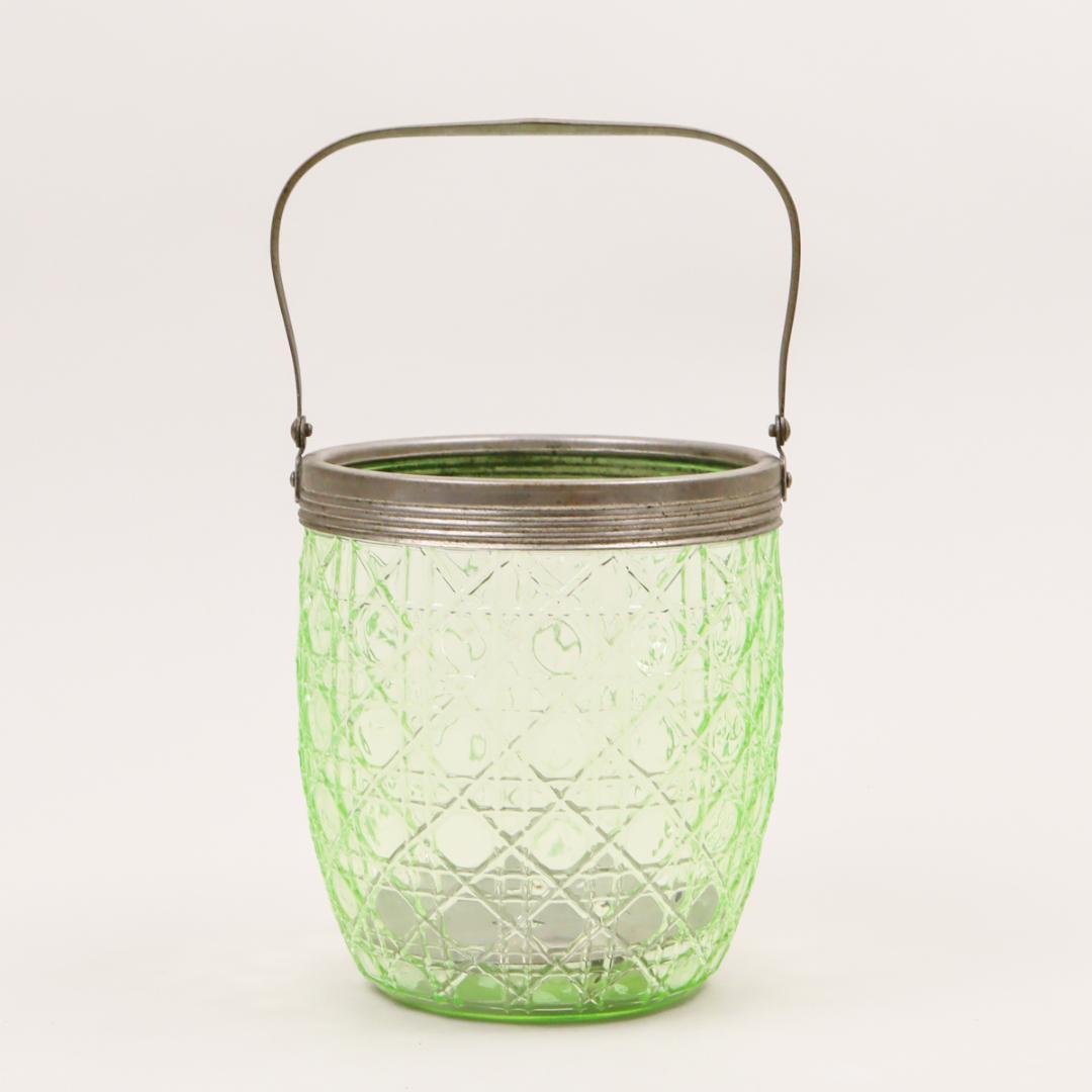 ウランガラス アイスペール ヴァセリンガラス