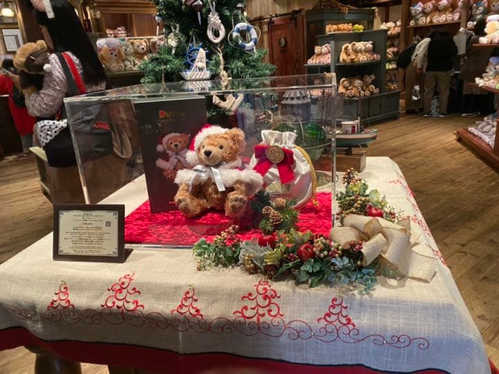 シュタイフ　ダッフィー　クリスマス　ぬいぐるみ　シリアルナンバー60番代