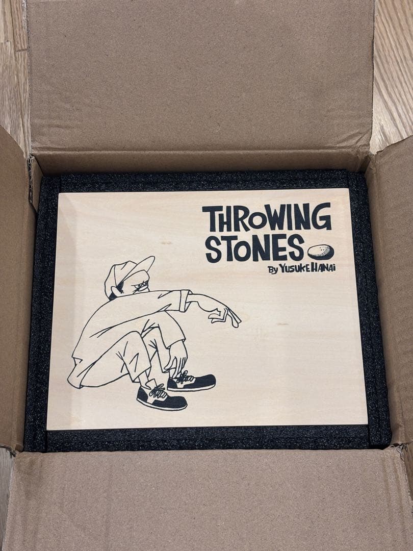 花井祐介Yusuke Hanai “THROWING STONES”ステッカー付