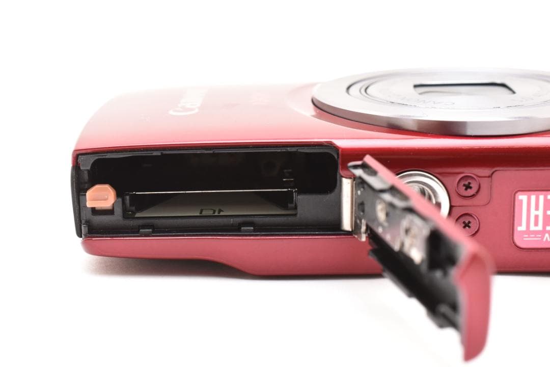 超美品 Canon IXY 160 コンパクトデジタルカメラ レッド キヤノン