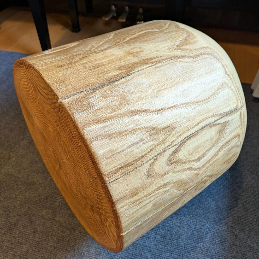 栗　大型　天然木　椅子　スツール　 テーブル　高さ約38㎝