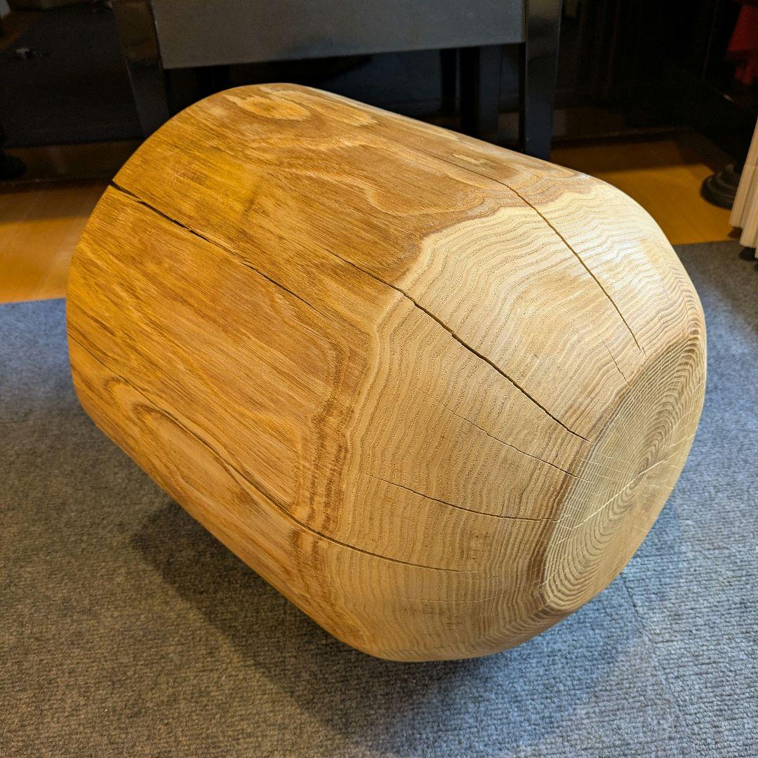 栗　大型　天然木　椅子　スツール　 テーブル　高さ約38㎝