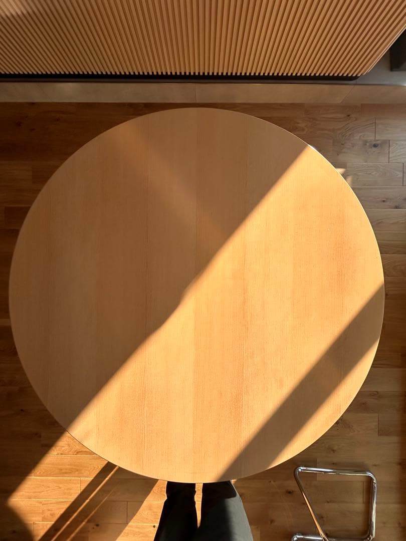 マルニ木工　HIROSHIMAラウンドテーブル120cm