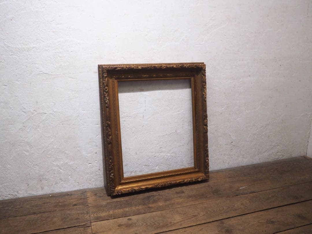 1285 レトロな額縁　F12　アートフレーム　油彩　水彩　画材　ビンテージ