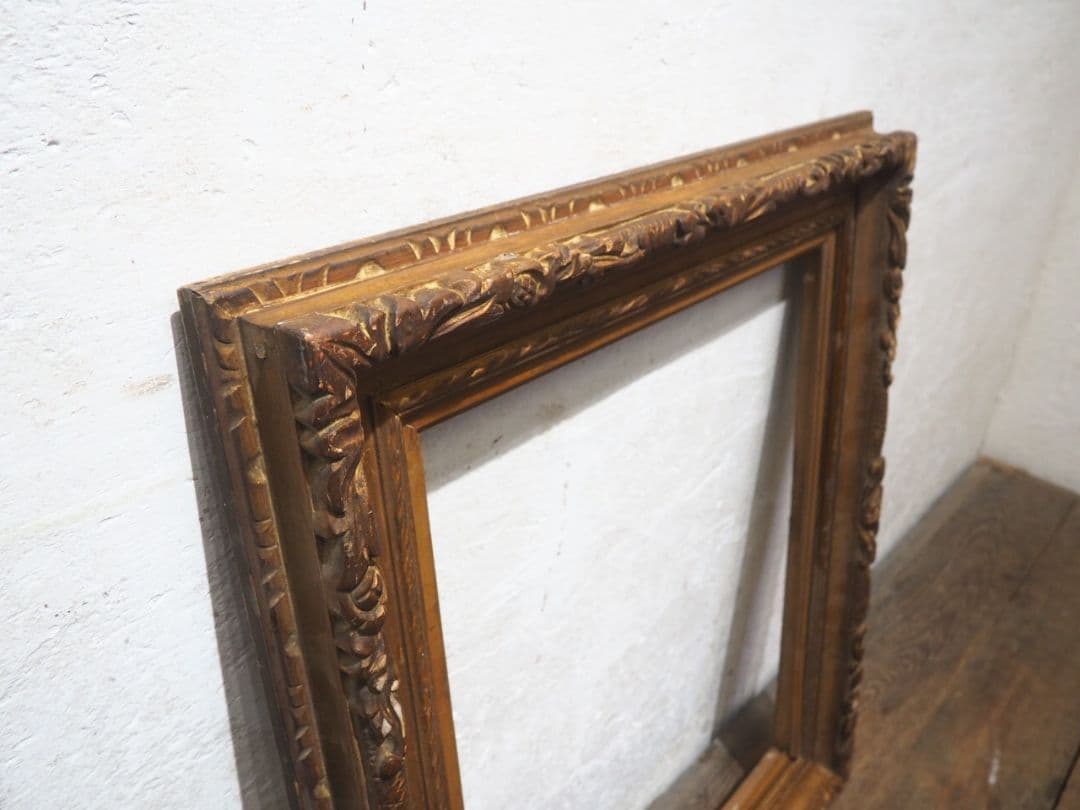 1285 レトロな額縁　F12　アートフレーム　油彩　水彩　画材　ビンテージ