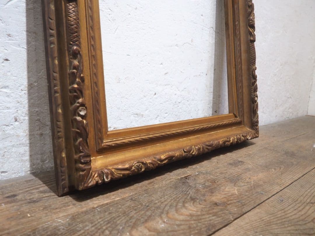 1285 レトロな額縁　F12　アートフレーム　油彩　水彩　画材　ビンテージ