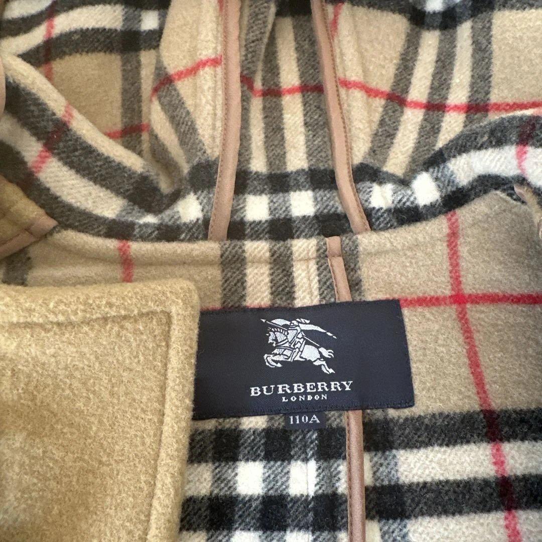 美品✨バーバリー　ダッフルコート ノバチェック キャメル