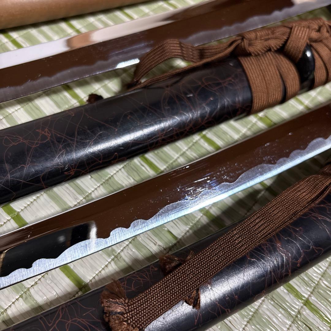 模造刀　模擬刀　武士　侍　伝統工芸　剣　ソード　太刀　小太刀　鞘　鍔　3本セット